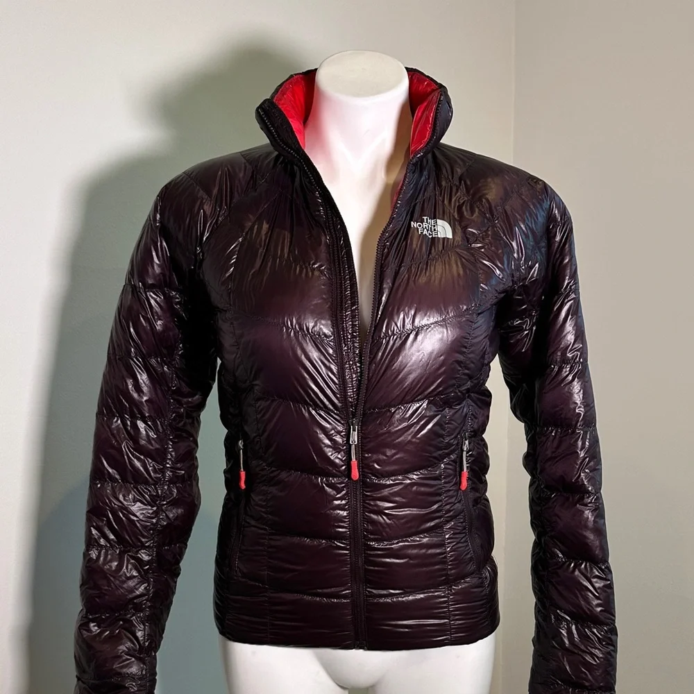 The North Face Summit Series Women's Dark Purple Puffer Jacket - Picture 6 of 7